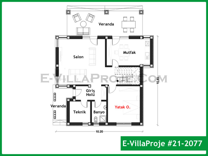 Ev Villa Proje #21 - 2077 Detay 2