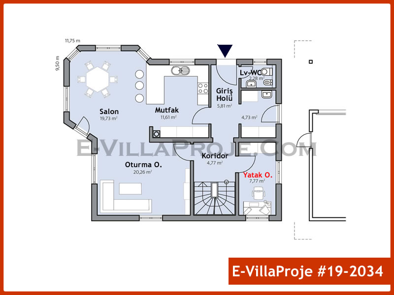 Ev Villa Proje #19 - 2034 Detay 2