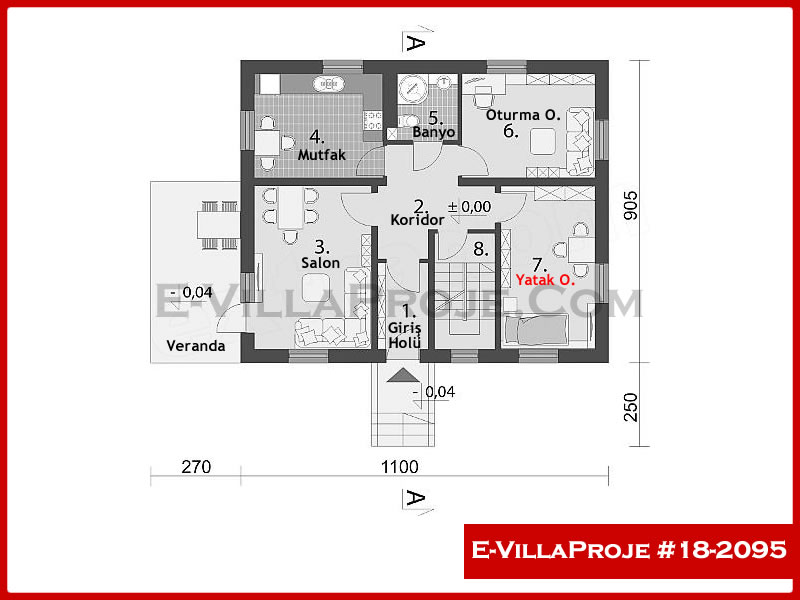 Ev Villa Proje #18 - 2095 Detay 2
