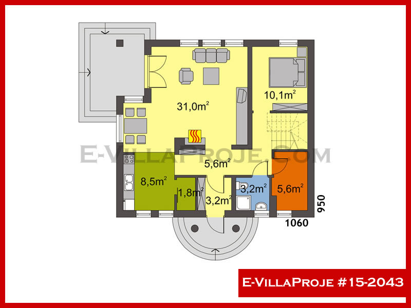 Ev Villa Proje #15 - 2043 Detay 2
