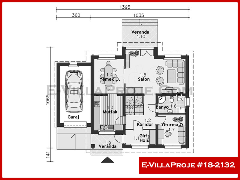 Ev Villa Proje #18 - 2132 Detay 2