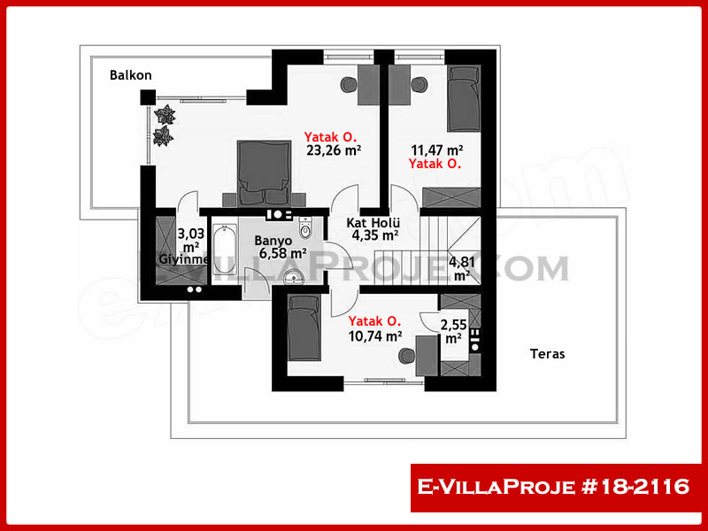Ev Villa Proje #18 - 2116 Detay 3