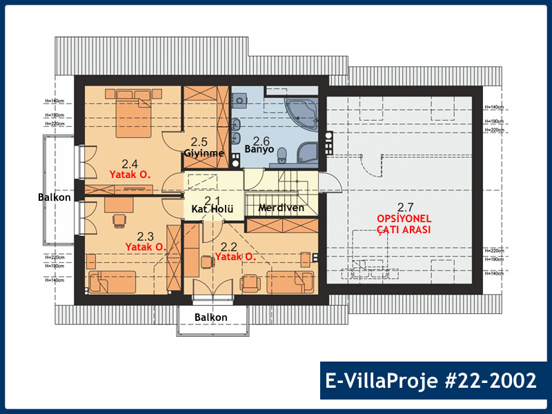 Ev Villa Proje #22 - 2002 Detay 3