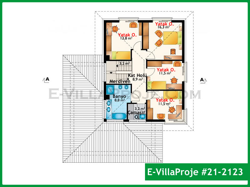 Ev Villa Proje #21 - 2123 Detay 3