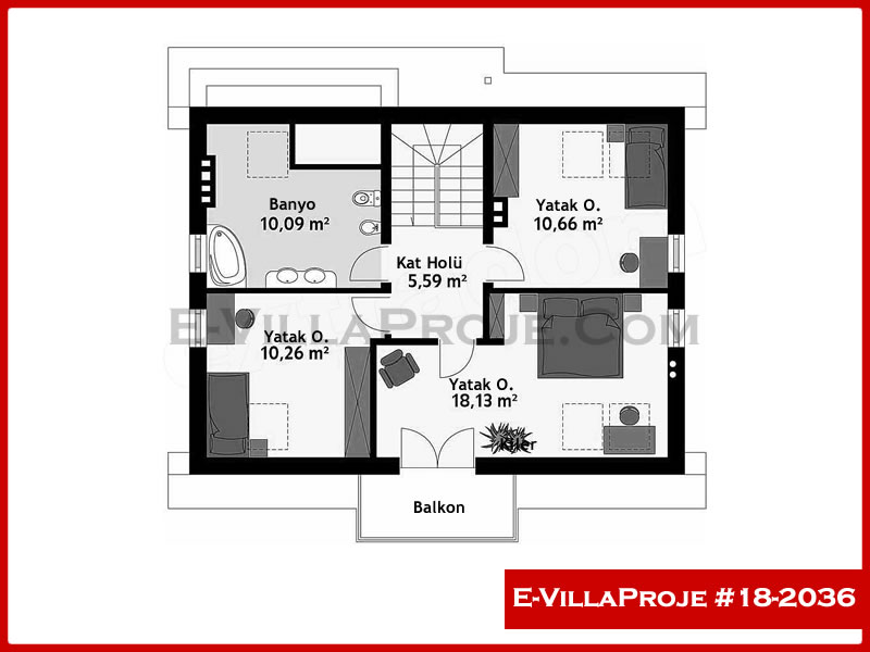 Ev Villa Proje #18 - 2036 Detay 3