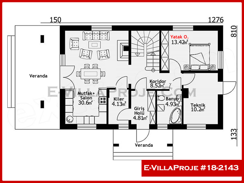 Ev Villa Proje #18 - 2143 Detay 2