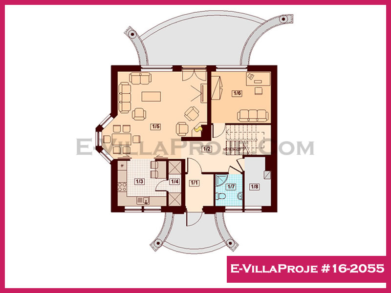 Ev Villa Proje #16 - 2055 Detay 2