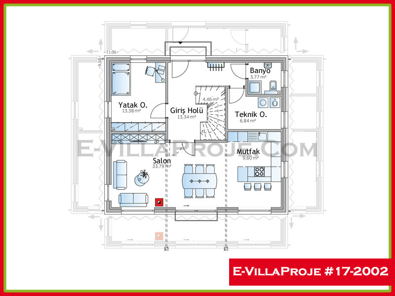 Ev Villa Proje #17 - 2002 Detay 2