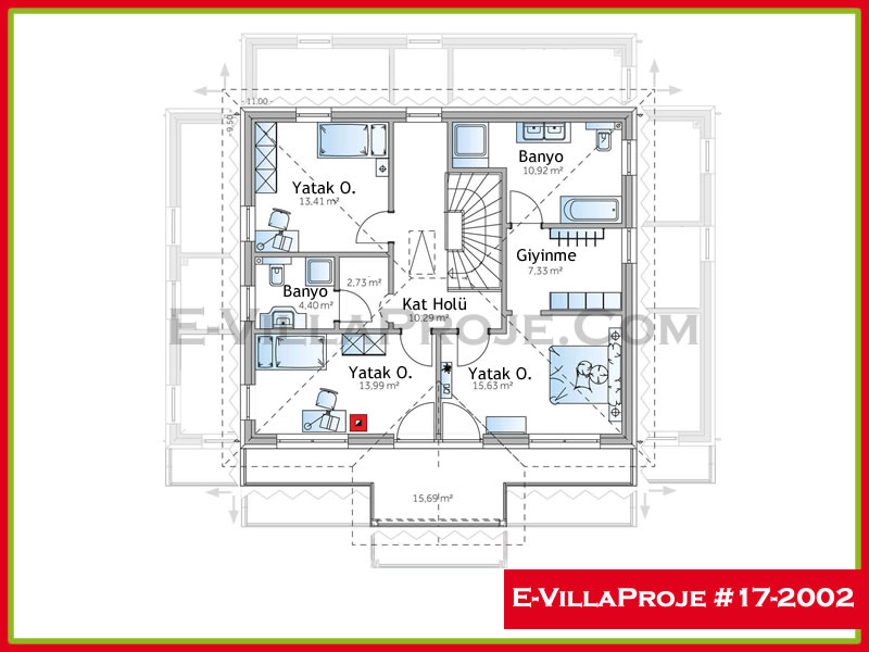 Ev Villa Proje #17 - 2002 Detay 3
