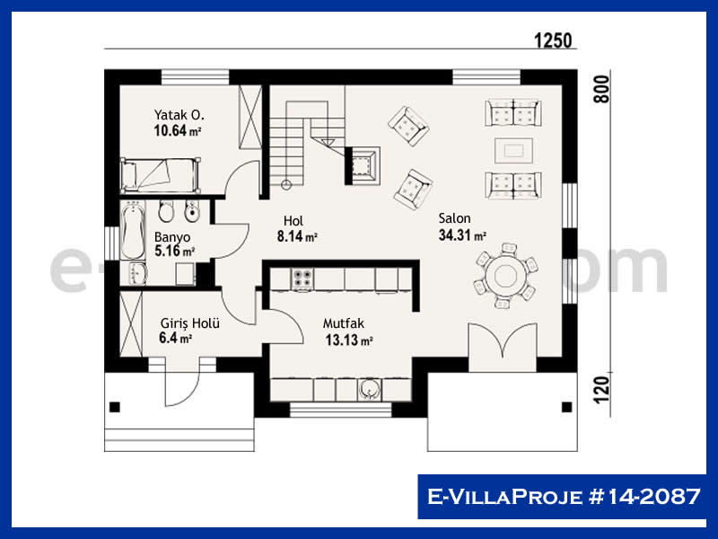 Ev Villa Proje #14 - 2087 Detay 2