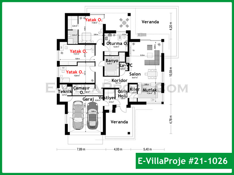 Ev Villa Proje #21 - 1026 Detay 2