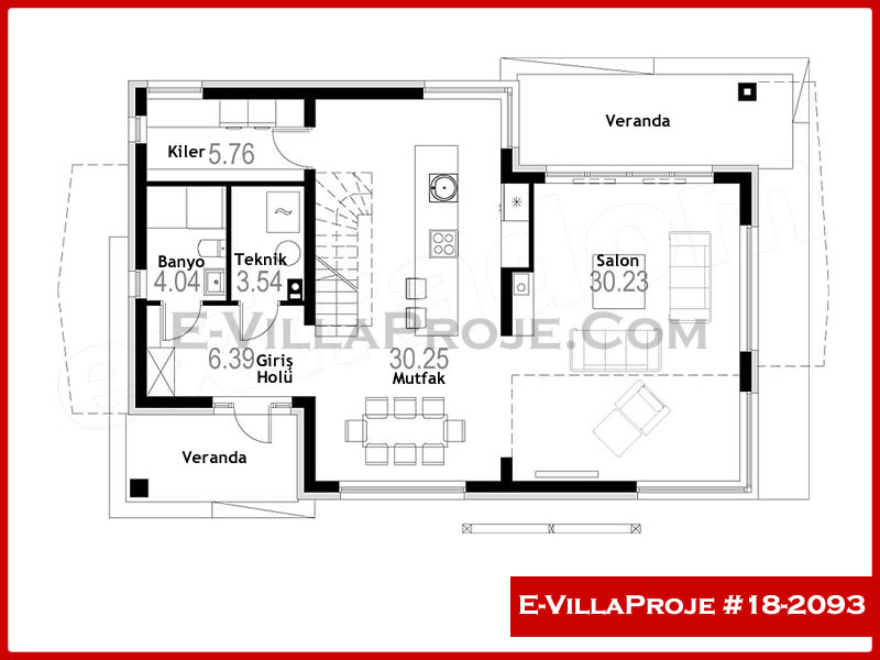 Ev Villa Proje #18 - 2093 Detay 2