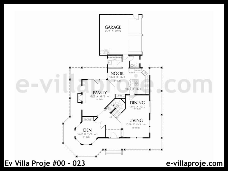 Ev Villa Proje #00 - 023 Detay 2