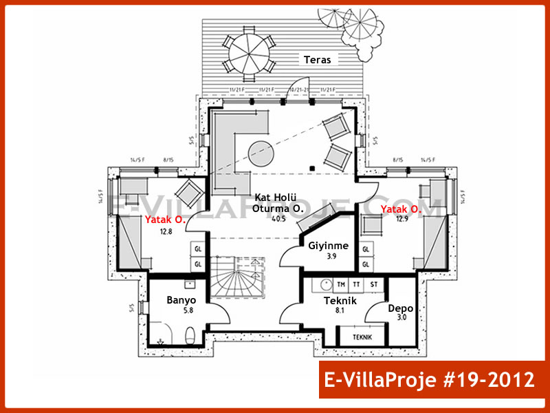 Ev Villa Proje #19 - 2012 Detay 5