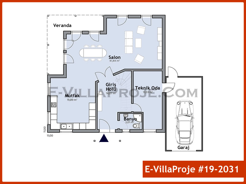 Ev Villa Proje #19 - 2031 Detay 2