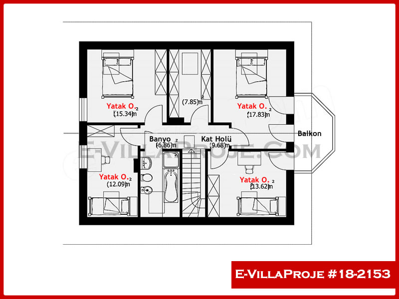 Ev Villa Proje #18 - 2153 Detay 3