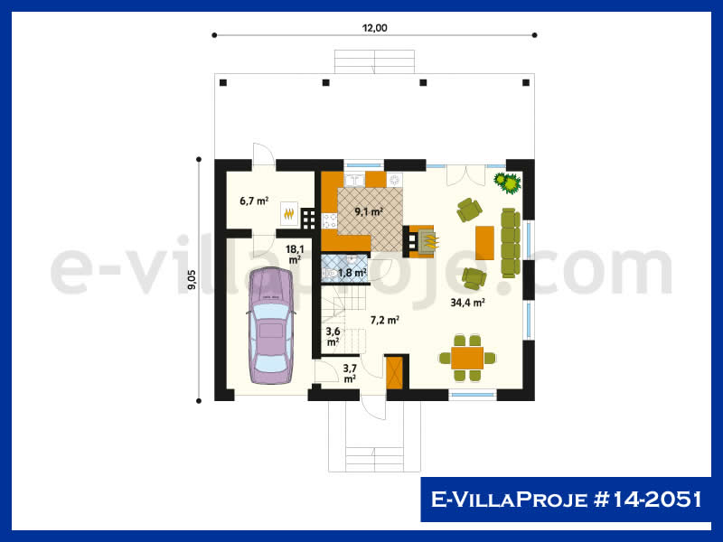 Ev Villa Proje #14 - 2051 Detay 2