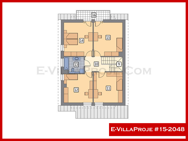 Ev Villa Proje #15 - 2048 Detay 3