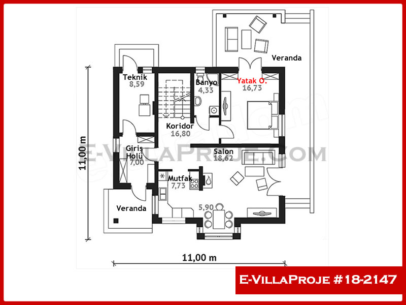 Ev Villa Proje #18 - 2147 Detay 2