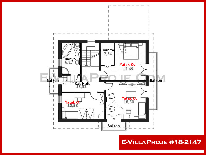 Ev Villa Proje #18 - 2147 Detay 3