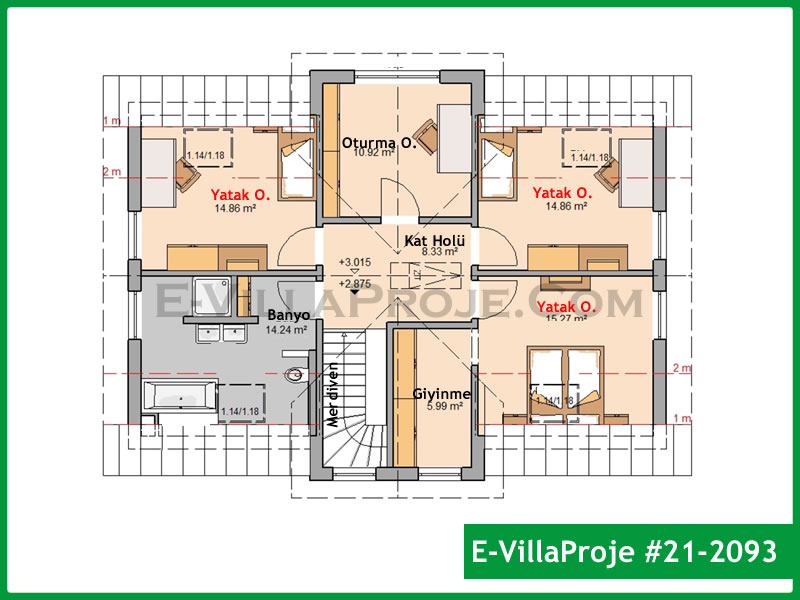 Ev Villa Proje #21 - 2093 Detay 3