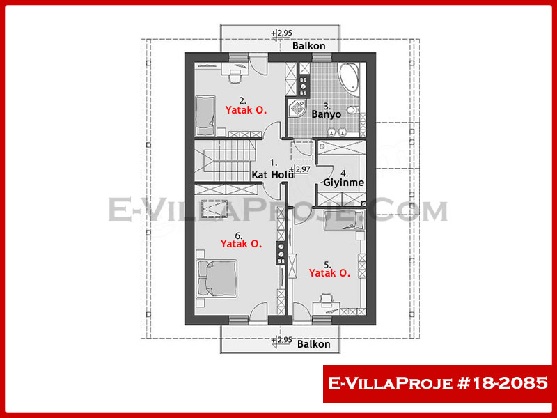 Ev Villa Proje #18 - 2085 Detay 3