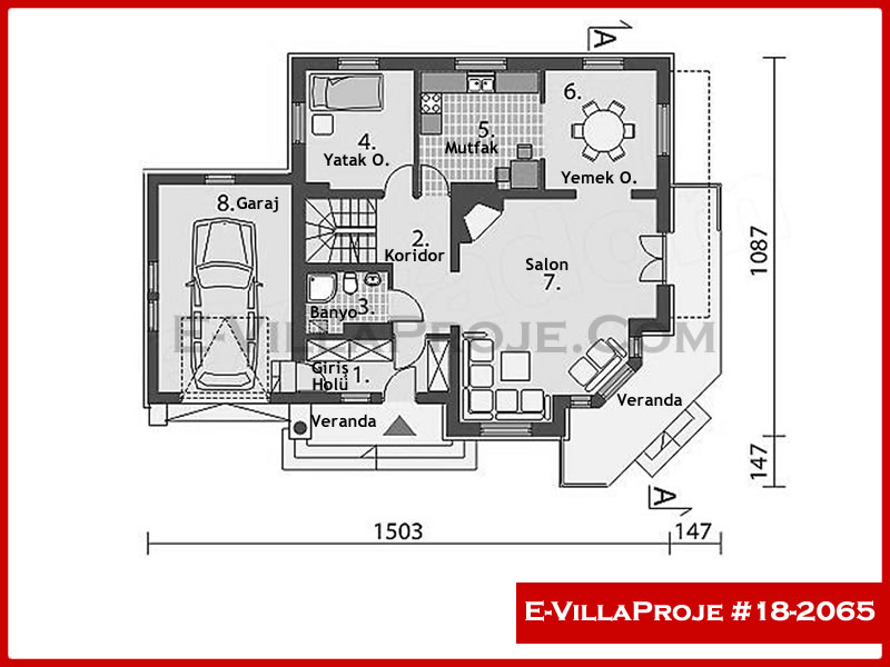 Ev Villa Proje #18 - 2065 Detay 2