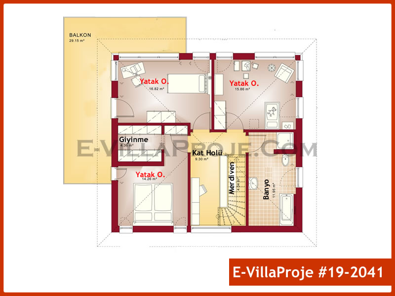 Ev Villa Proje #19 - 2041 Detay 3