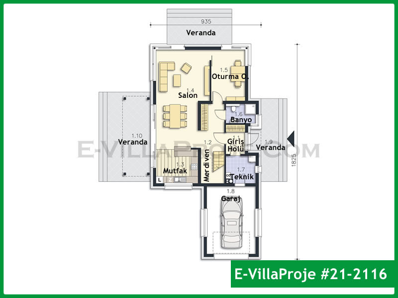 Ev Villa Proje #21 - 2116 Detay 2