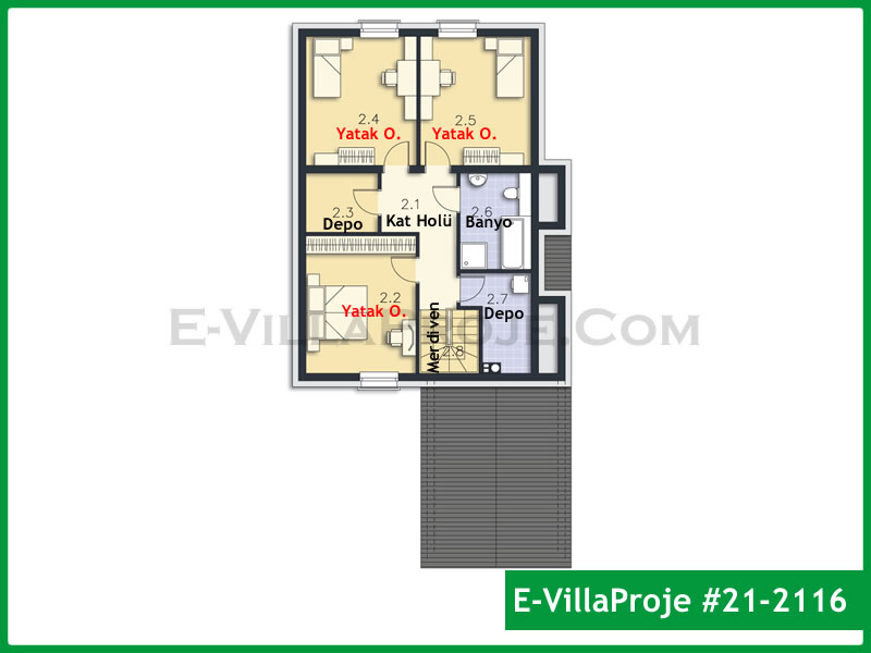 Ev Villa Proje #21 - 2116 Detay 3