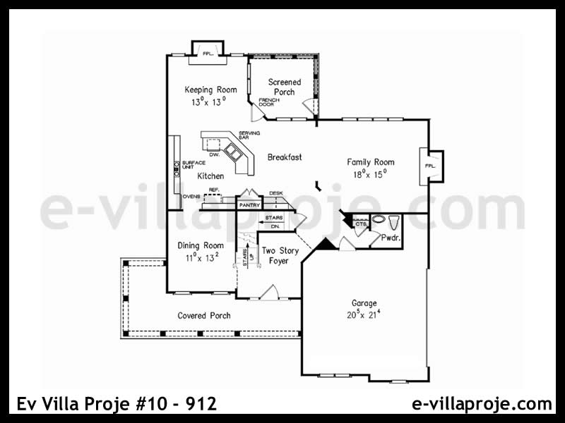 Ev Villa Proje #10 - 912 Detay 2