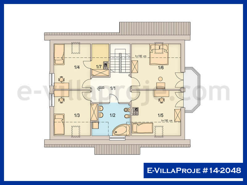 Ev Villa Proje #14 - 2048 Detay 3