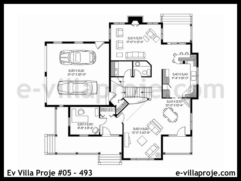 Ev Villa Proje #05 - 493 Detay 2