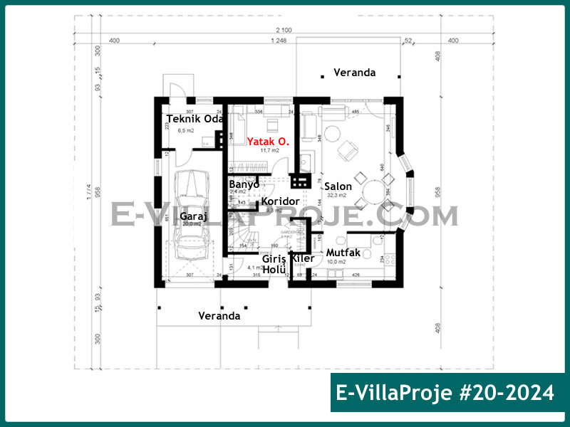 Ev Villa Proje #20 - 2024 Detay 2