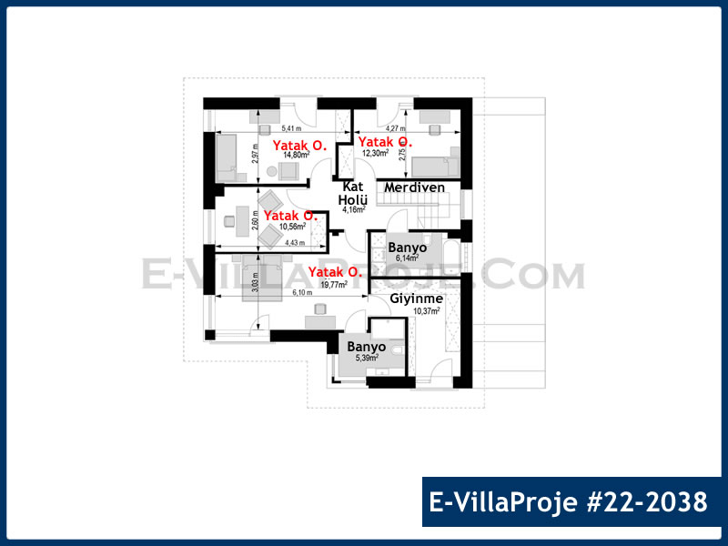 Ev Villa Proje #22 - 2038 Detay 3