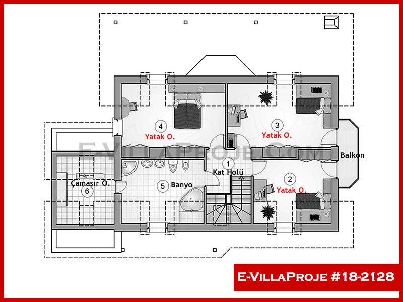 Ev Villa Proje #18 - 2128 Detay 3