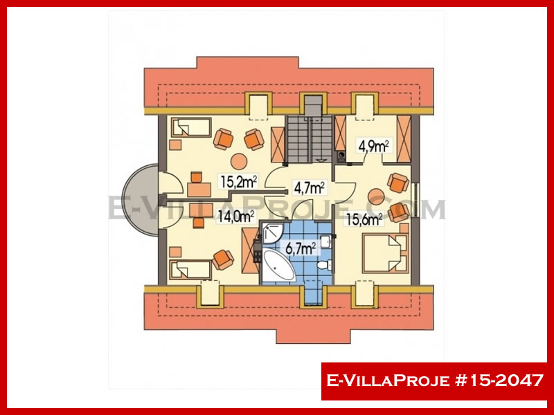 Ev Villa Proje #15 - 2047 Detay 3