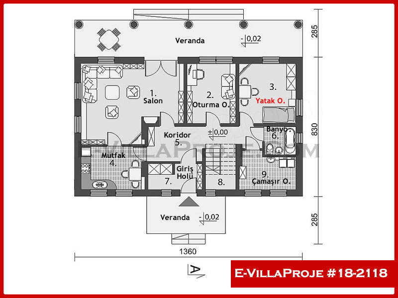 Ev Villa Proje #18 - 2118 Detay 2