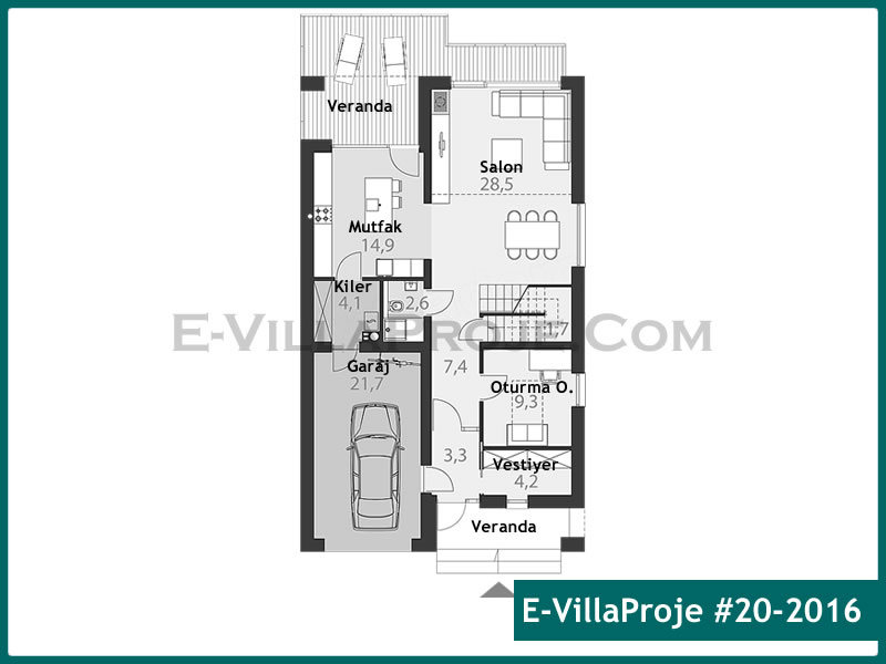 Ev Villa Proje #20 - 2016 Detay 2