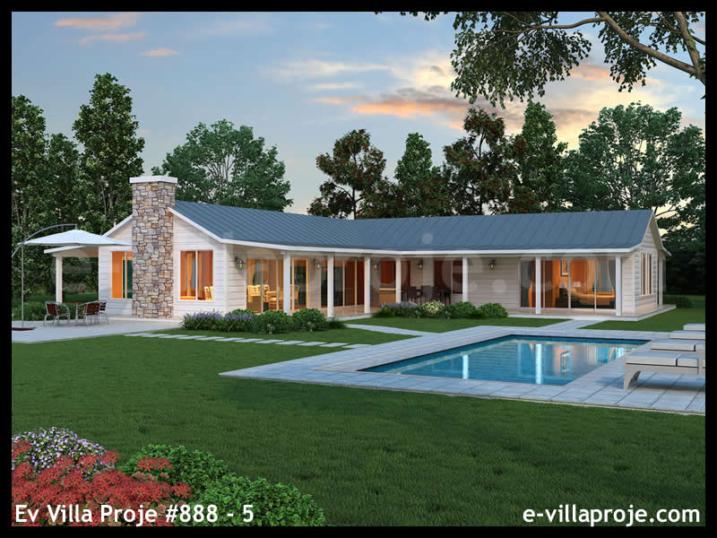 Bulanık, Muş Ev Villa Proje #888 - 5 Anahtar Teslim Çelik Villa