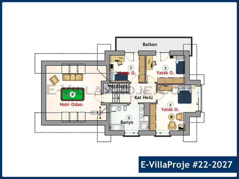 Ev Villa Proje #22 - 2027 Detay 3