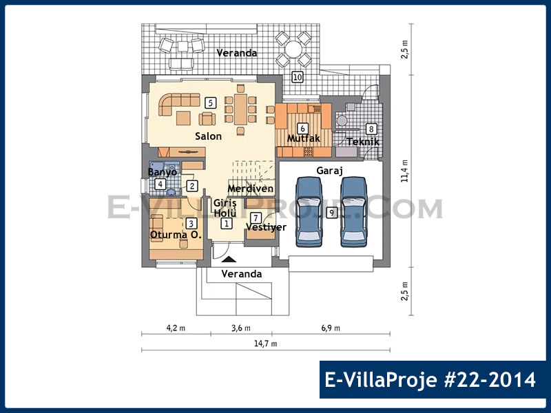 Ev Villa Proje #22 - 2014 Detay 2