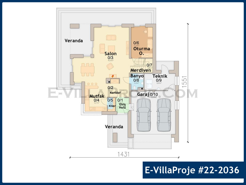 Ev Villa Proje #22 - 2036 Detay 3