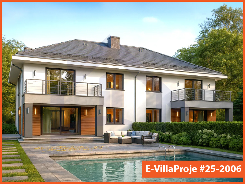 Şömineli Villa Projeleri Çelik Villa Modelleri