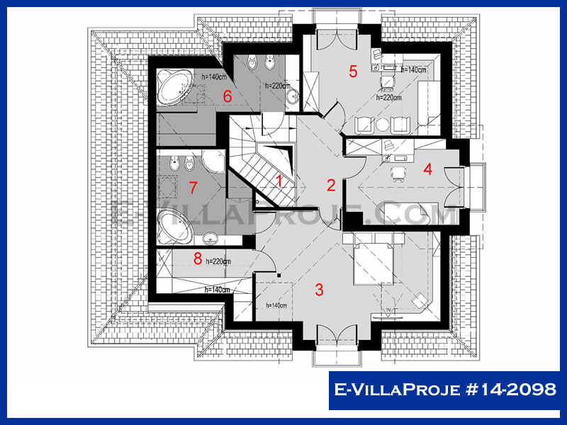 Ev Villa Proje #14 - 2098 Detay 3