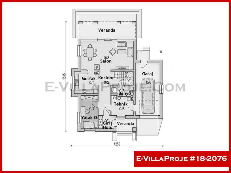 Ev Villa Proje #18 - 2076 Detay 2