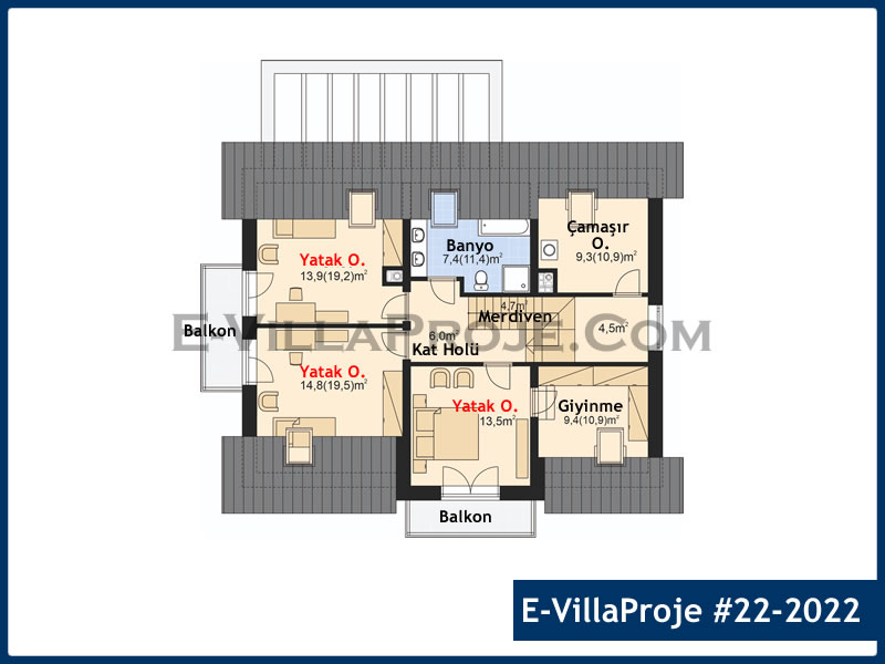 Ev Villa Proje #22 - 2022 Detay 3