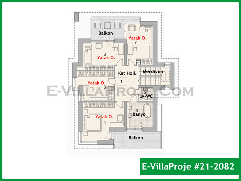 Ev Villa Proje #21 - 2082 Detay 3