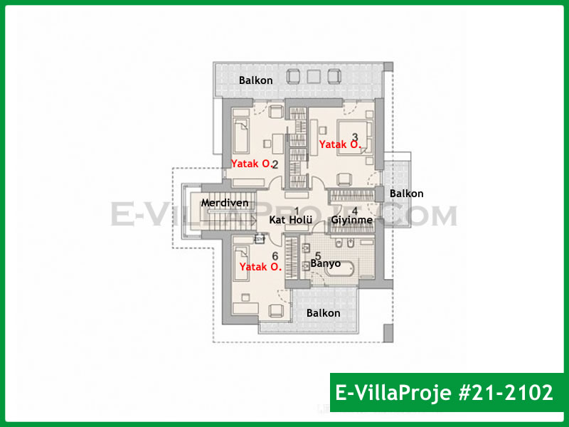 Ev Villa Proje #21 - 2102 Detay 3