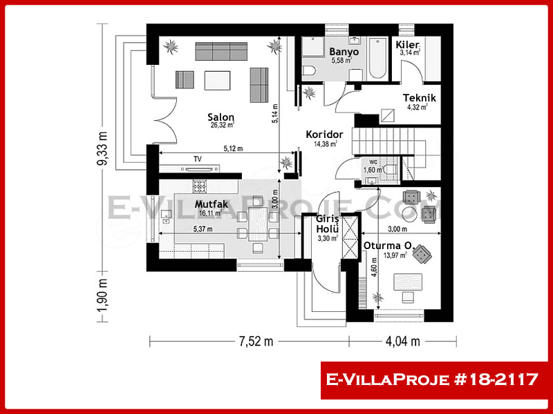 Ev Villa Proje #18 - 2117 Detay 2